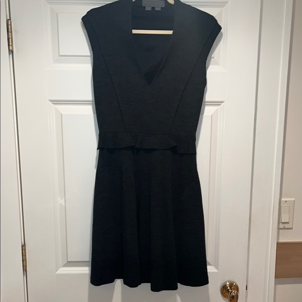 Proenza Schouler dark gray wool dress